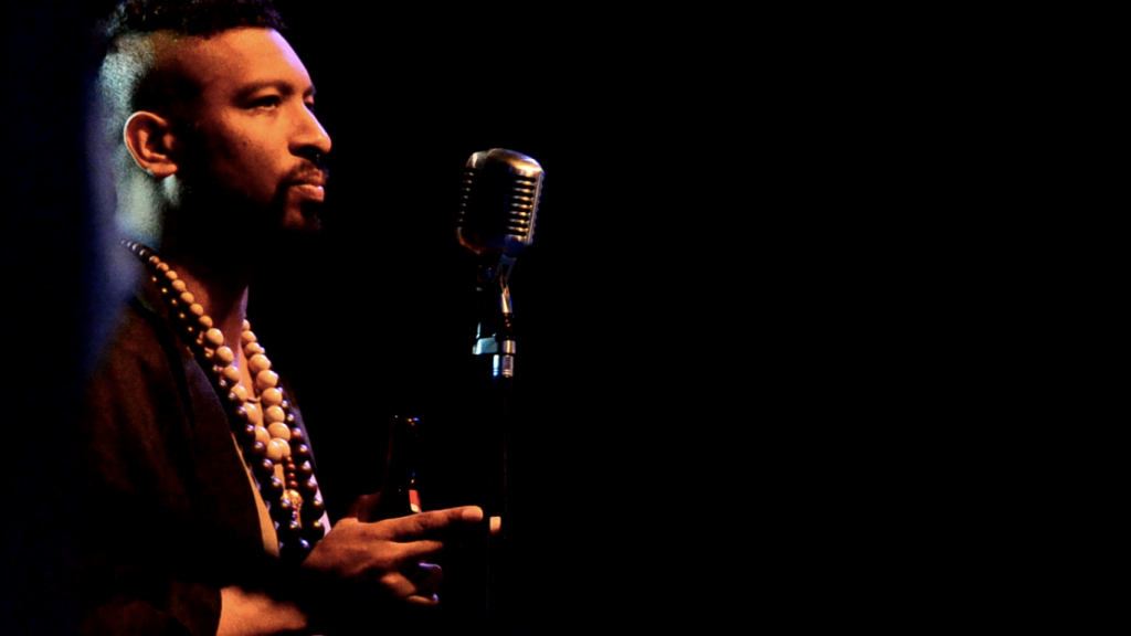 dans dichter dans, spoken word, text on stage