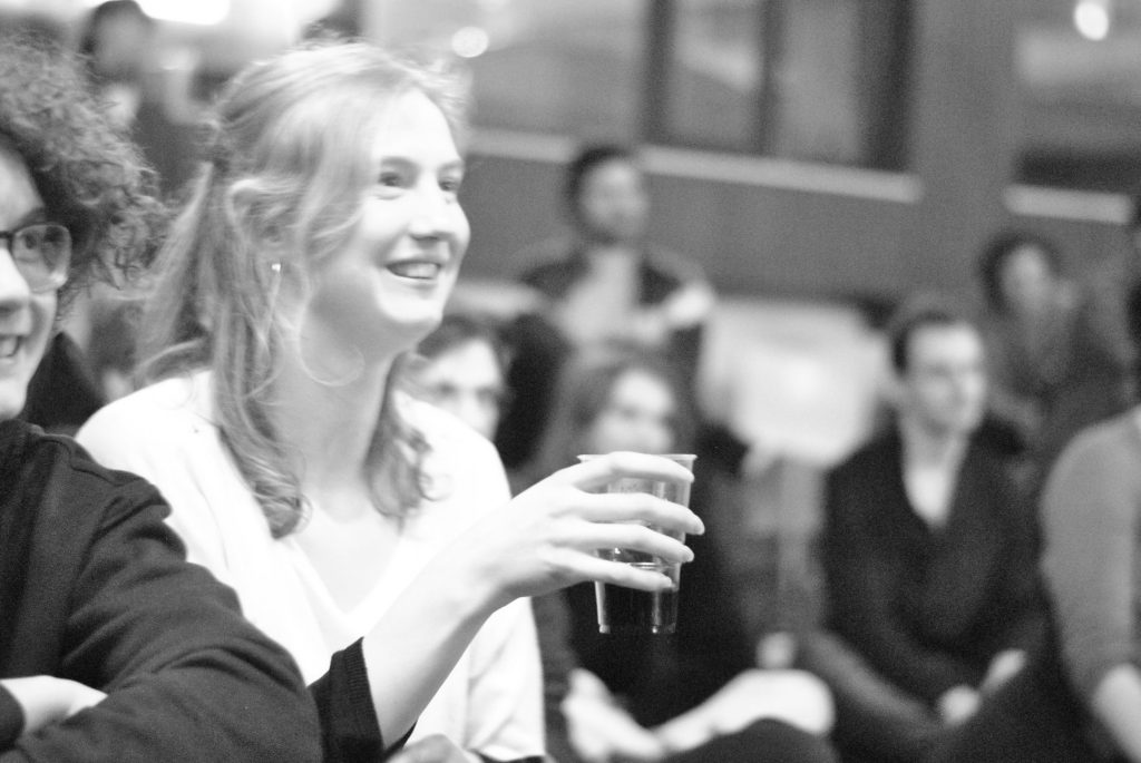 dans dichter dans, spoken word, text on stage